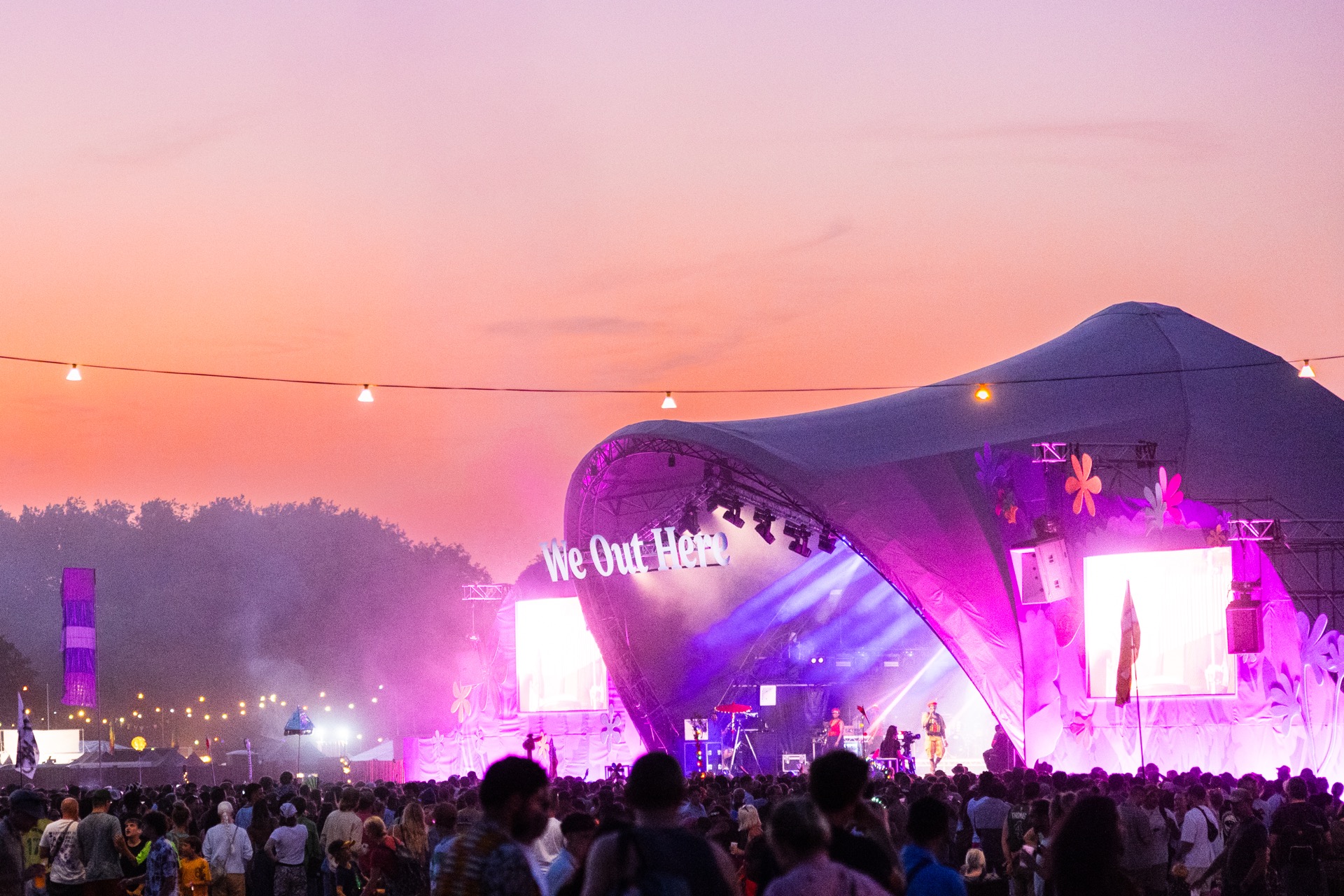 We Out Here festival stage coordination